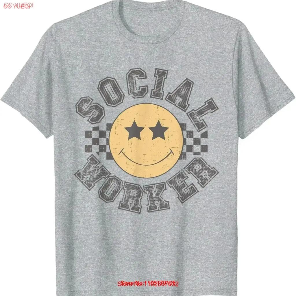 Retro Social Worker Caseworker Public Servant Work T Shirt Vintage Designer Clothes Streetwear Versatile Comfortable