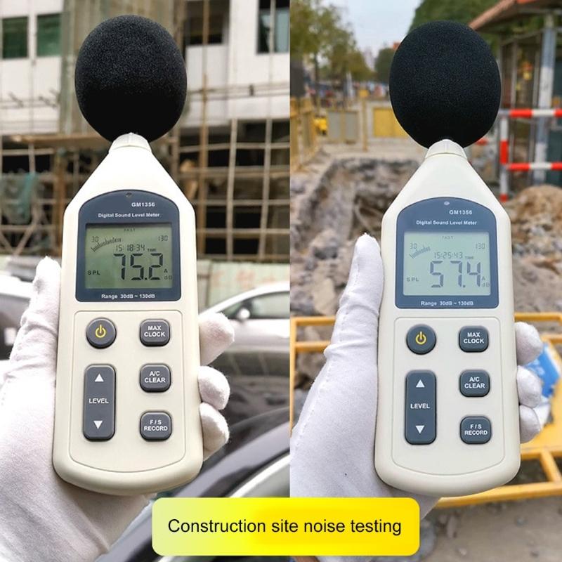 GM1356 SPL Tester Sound Level Meter Audios Noise Measure Device Handheld Noise Meter 30-130dB Decibel Meter