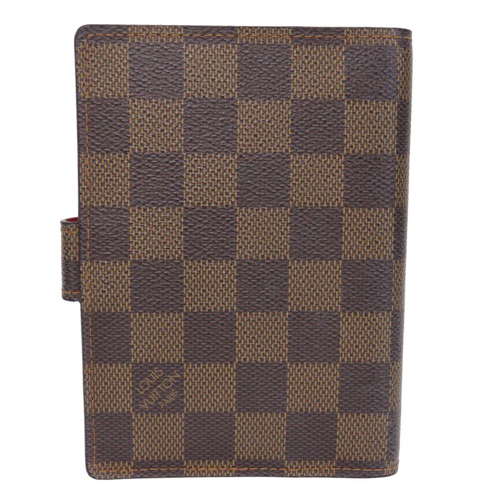 Used LOUIS VUITTON Notebook cover Agenda Koala PM R21011 Damier Ebene Brown System organizer