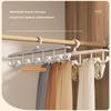 12-Hook Rotating Hanger Space-Saving Closet Organizer For Ties Belts Underwear Portable Home & Dorm Storage
