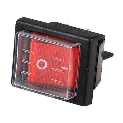 2025 Trend 1PC 36X29mm SPST 4 Pin Waterproof Boat Rocker Switch For Industrial Vacuum Cleaners With Waterproof Cover
