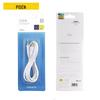 PISEN 3.5mm Male-to-Male Stereo Audio Cable, 1.5m, White, Car & Headphone Aux Connector.