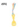 Indestructible Dog Tug Toys Spatula Shaped Chew Toy with Braided Fabric Rope Interactive Puppy Teething Durable Chewing Toy Pet Molar for