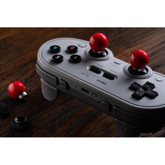 8BitDo Pro 3 Bluetooth Controller for Switch/Switch 2 - TMR Joysticks, Replaceable ABXY Buttons, Back Buttons, Charging Dock, Hall Effect