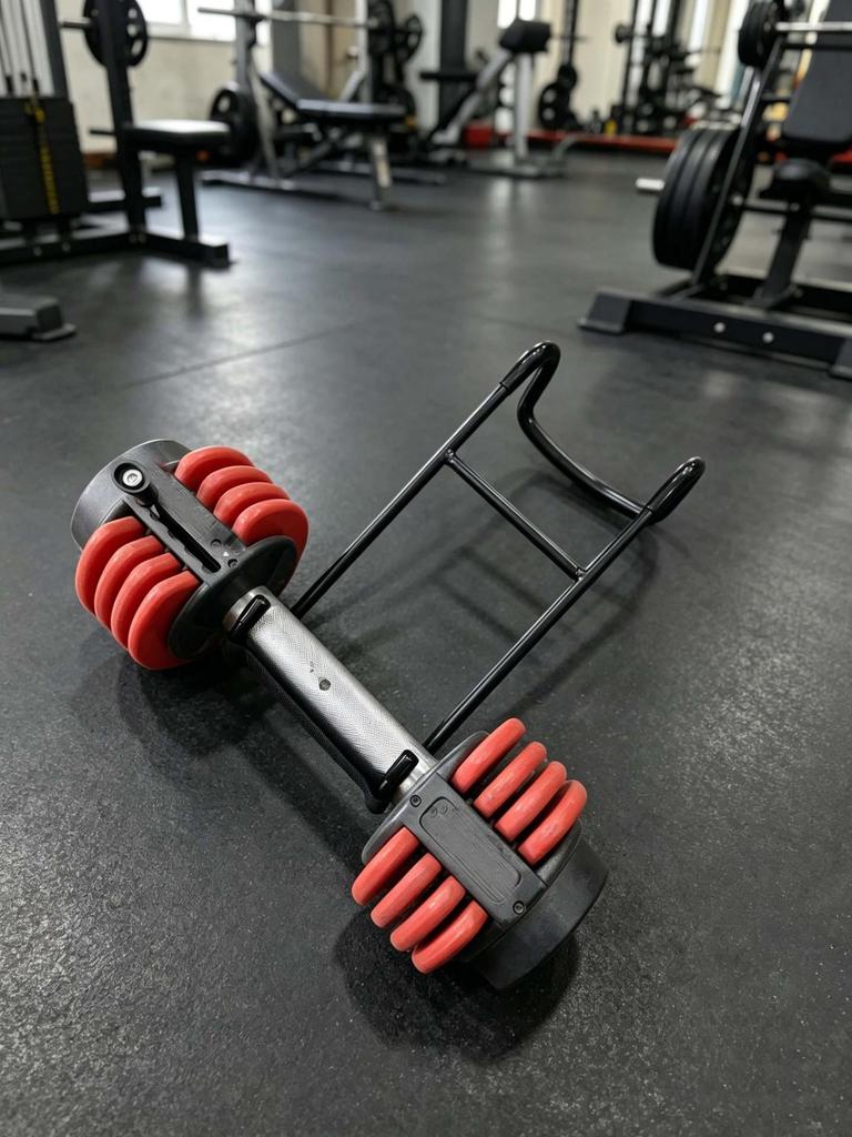 Non-slip Rubber Coated Dumbbell & Pull-up Assistance Hook for Home Gym Fitness