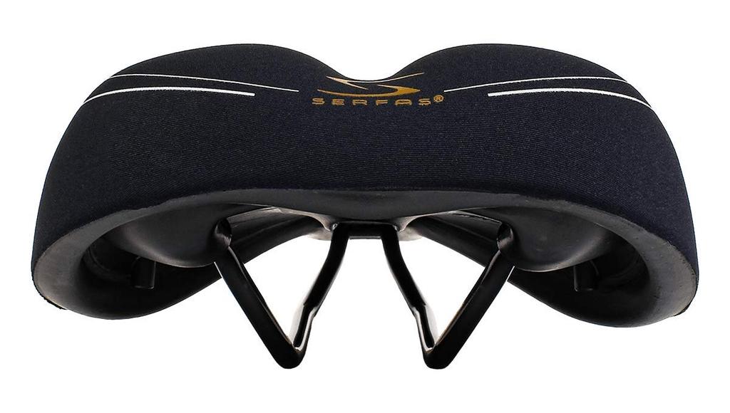 SERFAS Saddle Egel Dual Density 277x175mm Black