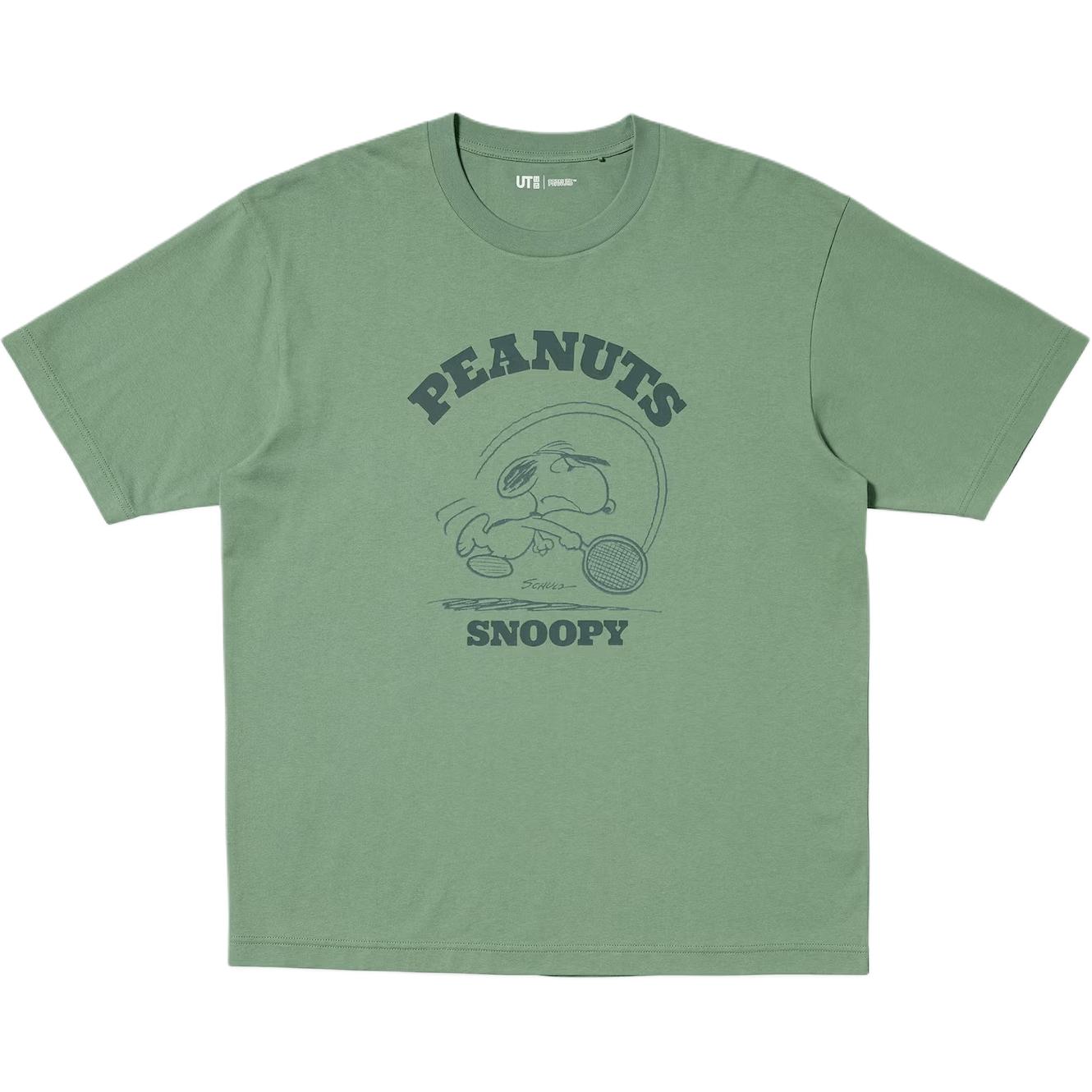 Uniqlo Peanuts Collaboration Snoopy Print Crew