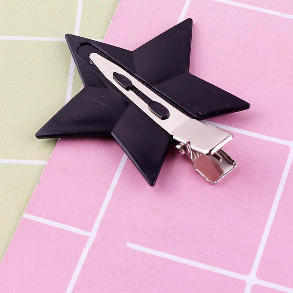 Clips For Women Seamless Duckbill Clips Hair Barrettes Korean Style Hairpins Pentagram Hair Clips