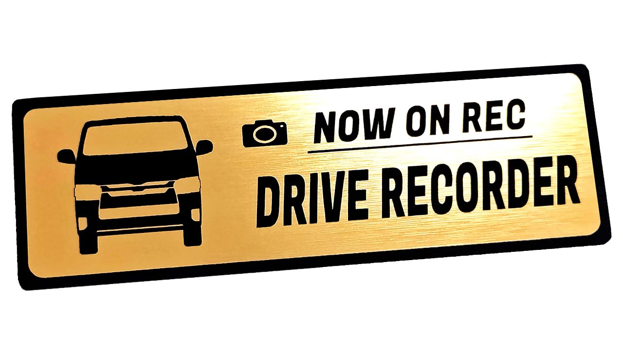 

Honami Works HIACE Hiace 4 Type 5 Dash Cam Mounted Car Emblem Dash Cam Sticker (Gold) золотой