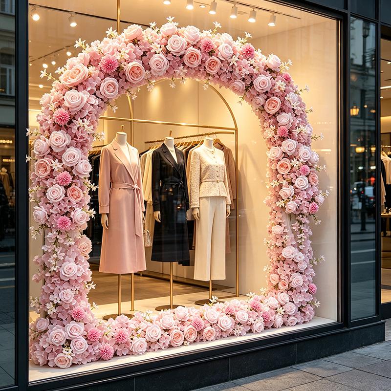 Cross-Border Floral Simulation for Wedding Arch & Event Decor