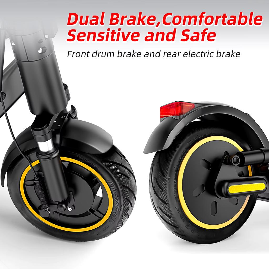 Deutschland Lager AOVOPRO 500W Faltbarer Elektroroller 10 Zoll Selbstabdichtender Pneumatischer Reifen Erwachsenen E-Scooter Bereit