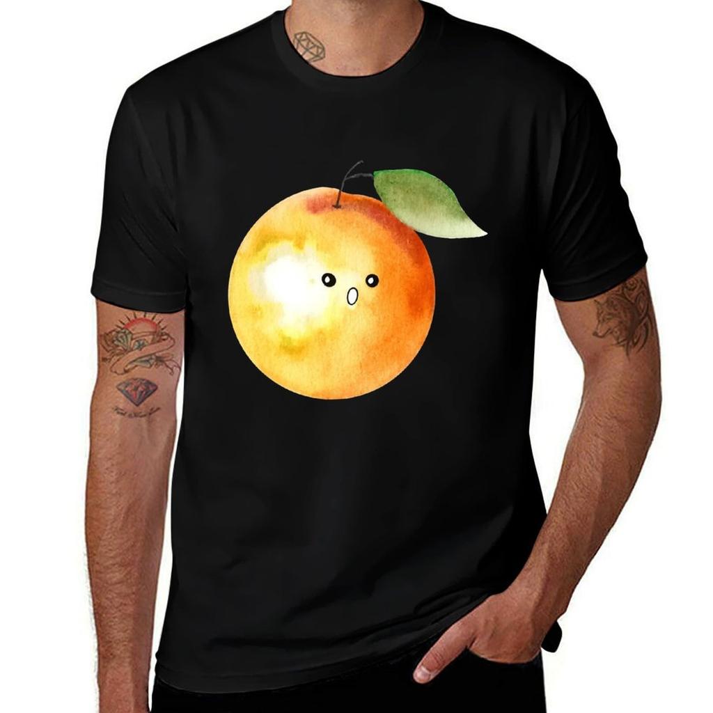 Shocked Orange Tshirt Casual Street Style Short Sleeve Tee
