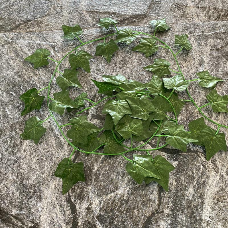 Artificial Green Vine Wall Hanging With Silk Screen Fabric For Home Decor And Office Space