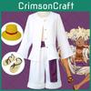 One Piece Monkey D.luffy Cosplay Uniformy Anime Halloweenské Kostýmy