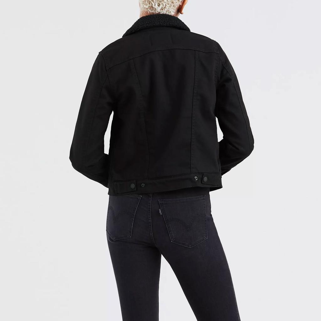 Levis Langarm Jeansjacke Damenjacken Schwarz 36136-0020