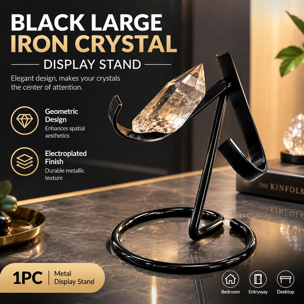 Modern Minimalist Iron Crystal Display Stand