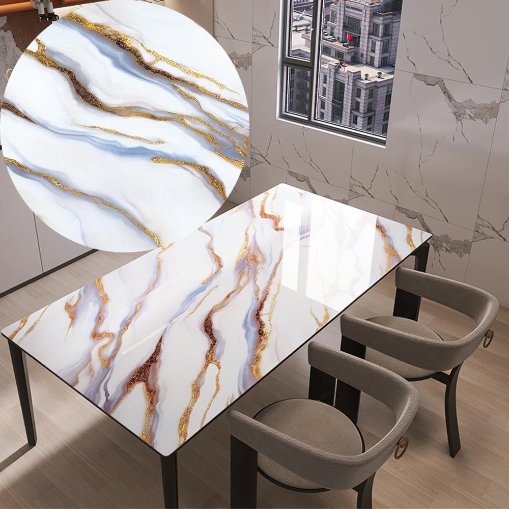 Self adhesive imitation ceramic tile imitation marble sanitary kitchen wall decoration waterproof and moisture-proof stickers