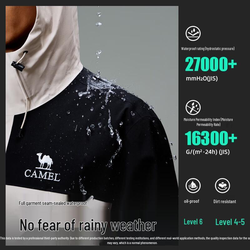 Camel Men's 3-in-1 Outdoor Windproof Waterproof Jacket M15CA6B080