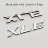 3D Metal Badge Car Rear Trunk Logo XLE Emblem for Toyota Highlander Corolla Sienna Camry RAV4 XLE Sticker Letters Accessories