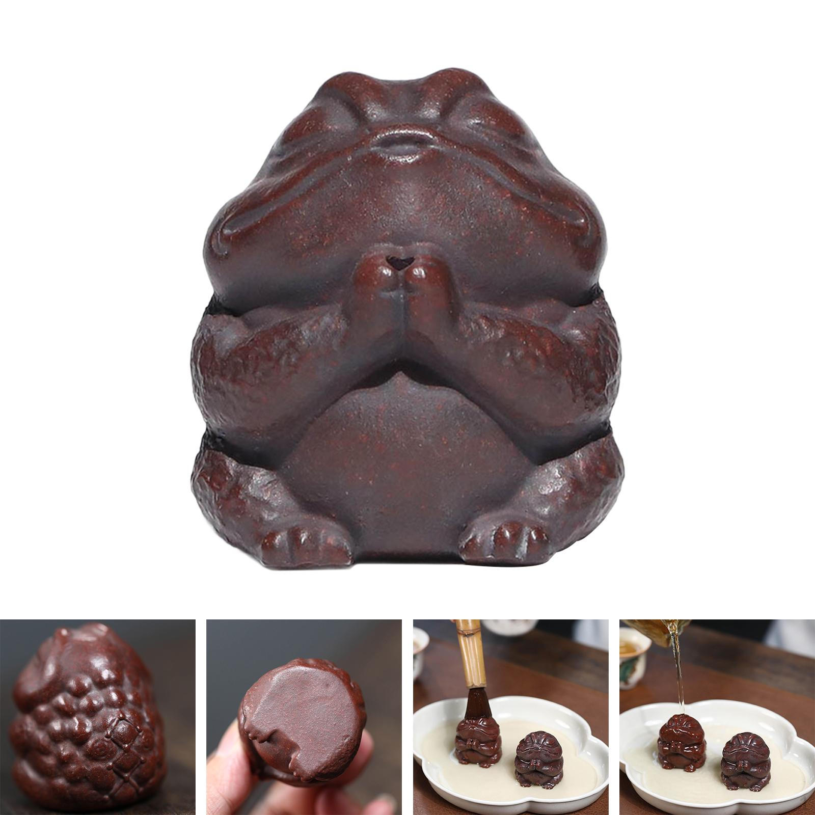 

Incense Holder for Stick Frog Tea Pet Decor Meditation Toad Burner Censer Living Room