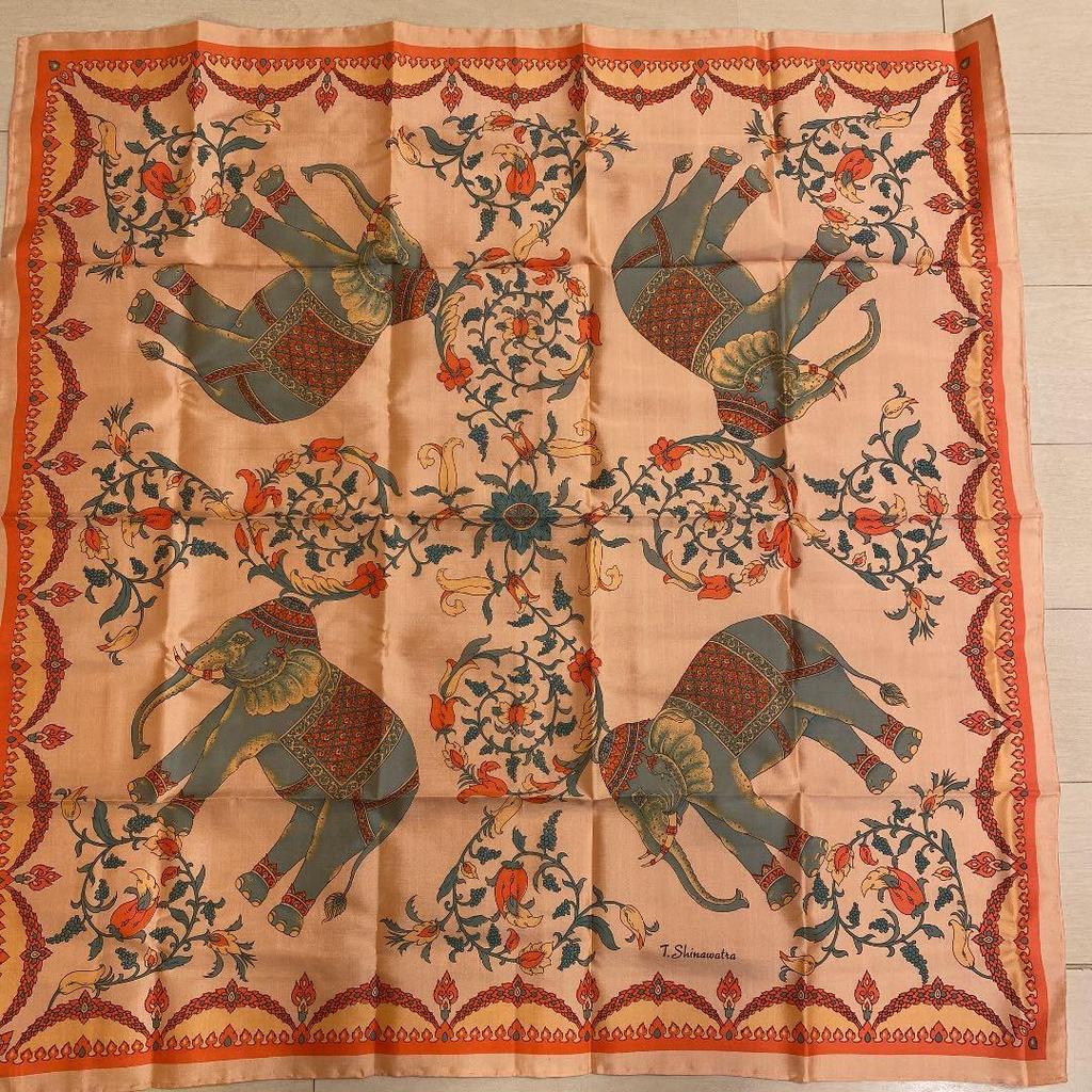 Used silk scarf