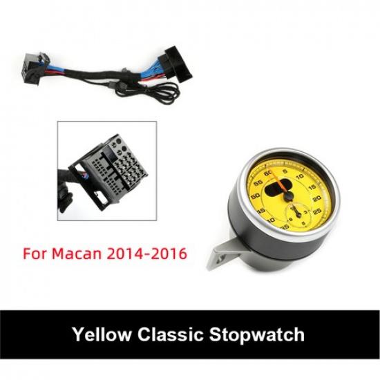 For Porsche Macan 2014-2024 Dashboard Sport Chrono Stopwatch Clock Watch Panel