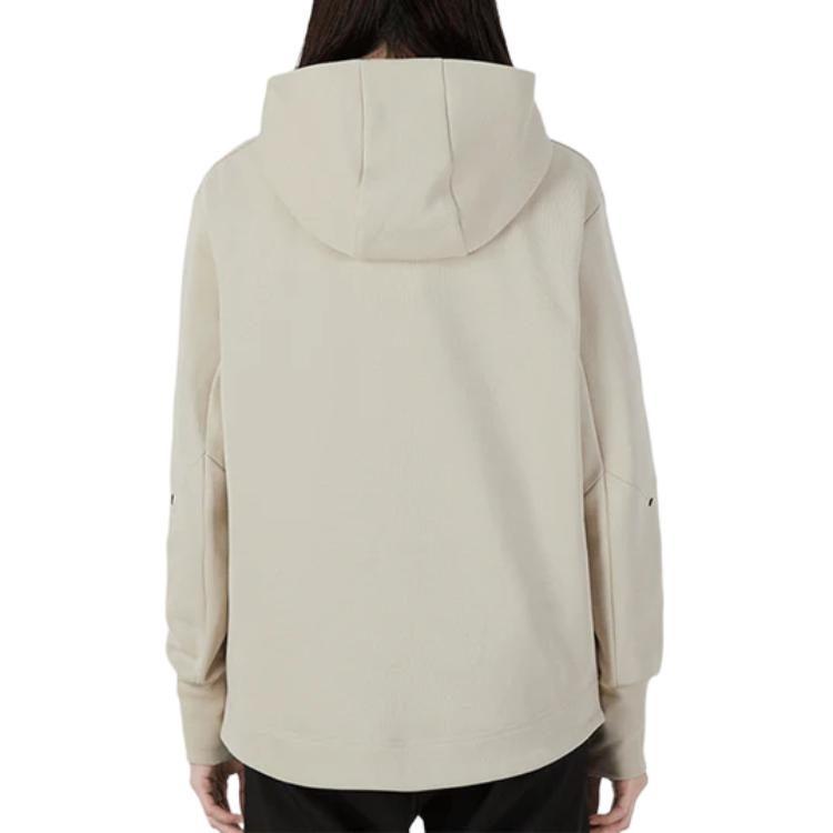 Nike Sweatshirts Women's Khaki Hooded Moderate Cardigan DD5625-206