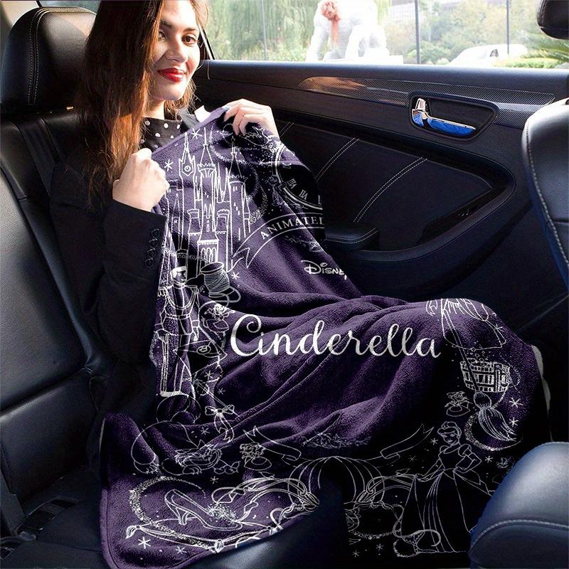 1 Stück, Bezaubernde Disney Cinderella Heimdekor-Decke, Flanell-Kuscheldecke, Für Draußen oder als Autoabdeckung. Ideal für Schlafzimmer, Wohnzimmer