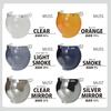 LEAD Industries Repair Shield (Compatible with MOUSSE and NOVIA helmets) - Orange