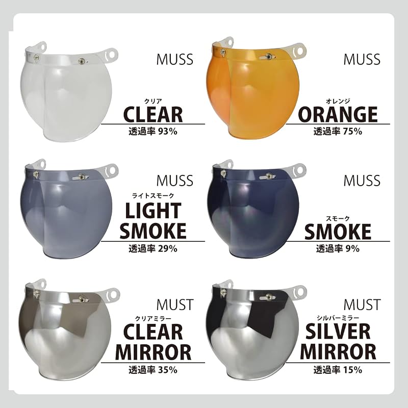 LEAD Industries Repair Shield (Compatible with MOUSSE and NOVIA helmets) - Orange