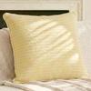 Embroidered Cushion Cover Yellow Butterfly Decorative Pillows for Sofa,45x45 Summer Pillowcase with Flowers for Backrest Support