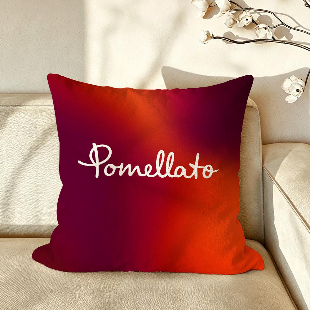 Brand PPomellato Cushion Cover Pillow Case Antidustmite Pillowcase Silky Short Plush Sofa Cushion Cover Hot