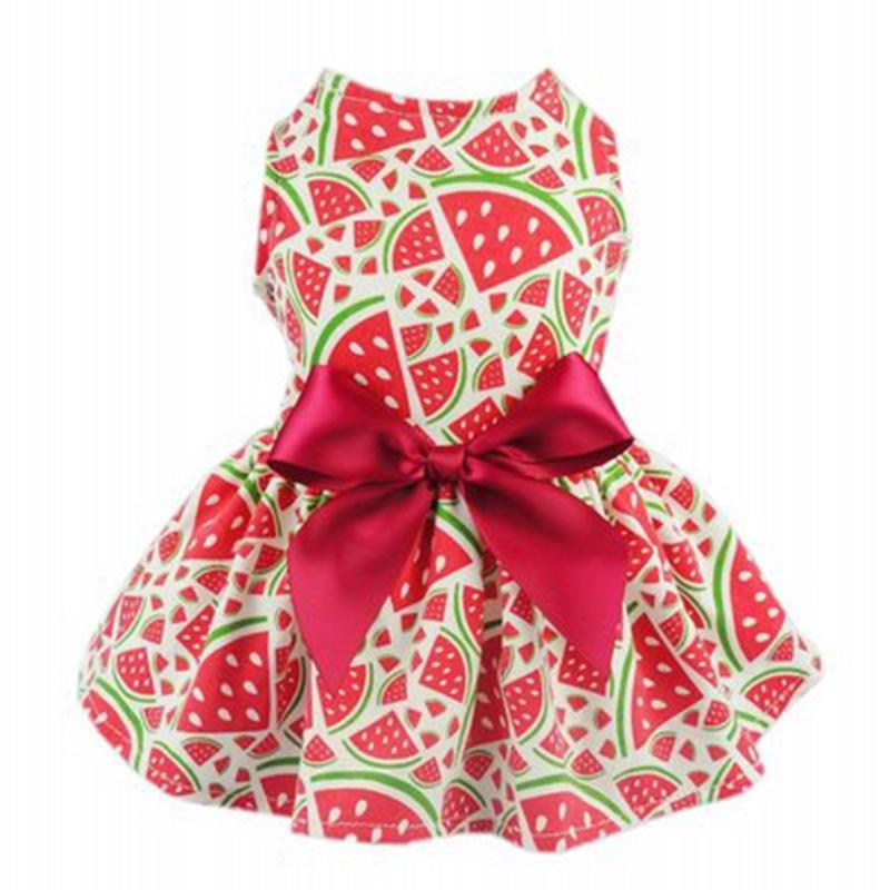 Cute Flower Pet Dress for Dogs Cats Cozy Summer Puppy Skirt Pet Dress Sundress Princess Party Small Dog Skirt Outfit Dog Clothes