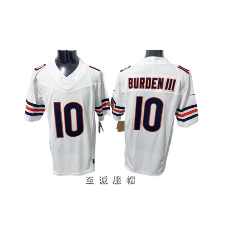 Chicago Bears Jersey de Fútbol Retro Vintage para Hombre Algodón Bordado Mezcla Ropa Deportiva para Aficionados