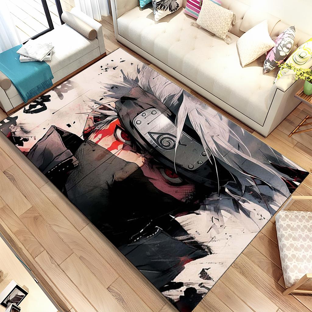 3D I-Itachi Cartoon Japan Anime Carpet Rug for Living Room Bedroom Home Sofa Decoration,Kids Play Non-slip Floor Mat