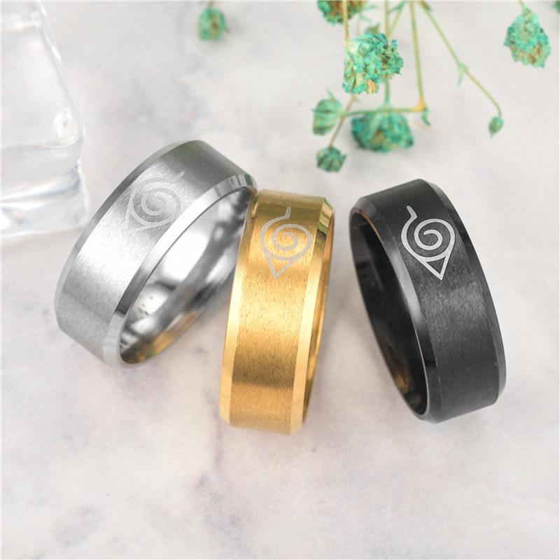 Anelli in Acciaio Inossidabile per Donna Uomo Nero Blu Argento Anello da Dito Femminile Ragazzi Ragazze Gioielli Regalo