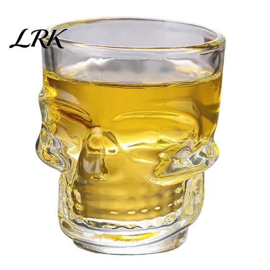 Bottiglia in Vetro Borosilicato Ispessito Decanter a Forma di Teschio, Whiskey Gotico 3D con Tappo in Sughero Tappo Regalo Unico, Dispenser Liquori Novità per la Casa