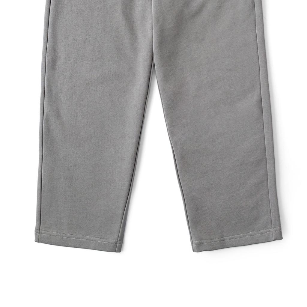 Vans Letter Embroidery Elastic Waist Loose Straight Leg Knit Sports Pants Kids Bottoms Gray VN000KJ6AF1