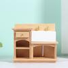 1:12 Wooden Dollhouse Furniture Basin Sink Cupboard Cupboard Cabinet