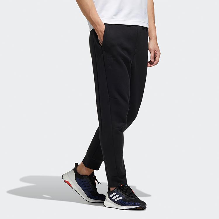 Adidas Tapered Pants Comfort Casual Solid Color Men Bottoms Black GM4412