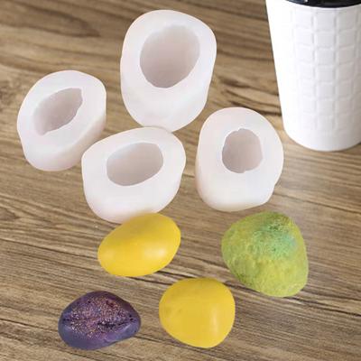 Stampo in Silicone Irregolare per Fare Candele Stampo Unico a Forma di Pietra per Candele Profumate Fatte a Mano Fai da Te Saponi Argilla Gesso