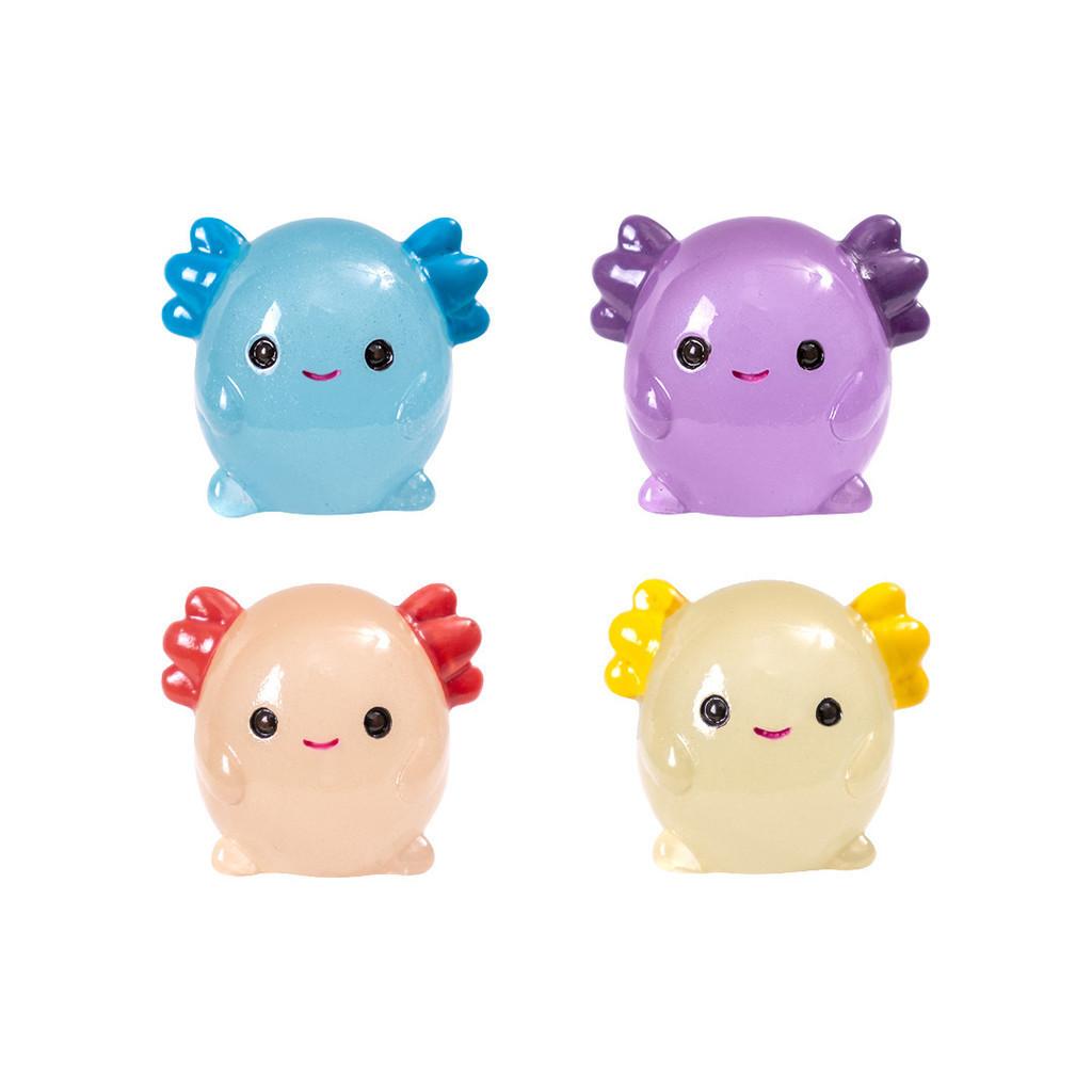 Colorful Resin Cute Chubby Hexagonal Dragon Figurines For Diy Garden Projects