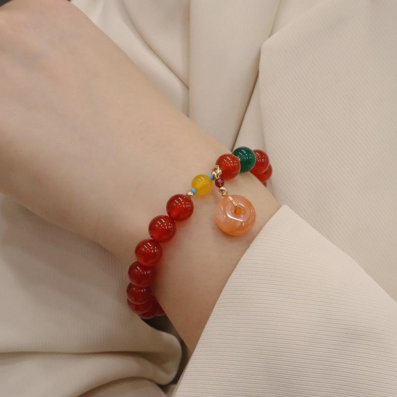 Natural agate braceletfashion women daily jewelry gift