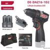 Deli 16V Brushless Cordless Drill/Driver CN Plug (adapter Included)