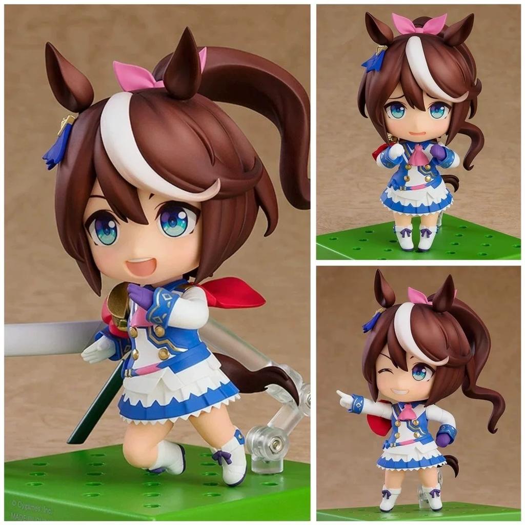 Q Version Uma Musume Tokai Teio 1995 Nendoroid Action Figures Cute Cartoon Model Toy Kit Doll Desktop Collection Ornaments Gift
