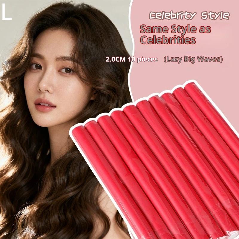 10 Pcs Universal Perm Curling Bar Hair Curling Stick Colorful Sponge Curling Iron Rubber Curling Iron