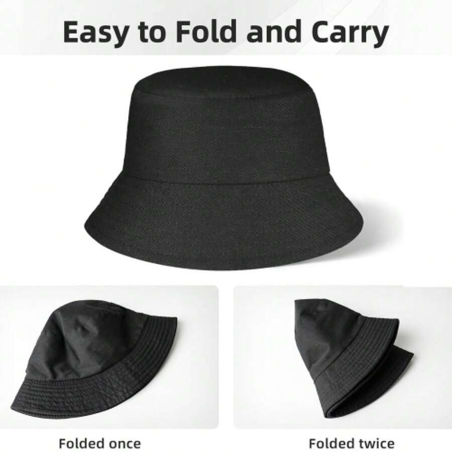 Packable Bucket Hat For Women And Men Summer Beach Fishing Outdoor Travel Hat