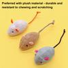 Plush Mouse Cat Toy Soft Stuffed Mouse Toy with Rope Tail Prefilled Catnip Mouse Toy for Indoor Cats Play Hunting And Exercise