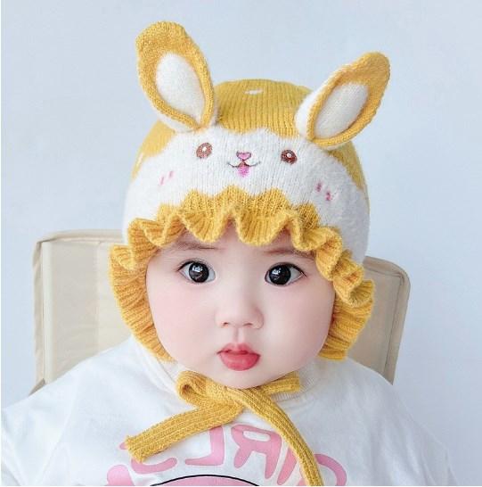 Months Baby Hat Knit Winter Autumn Adorable Animal Design Ear Flaps Newborn Infant Boys Girls Windproof Solution