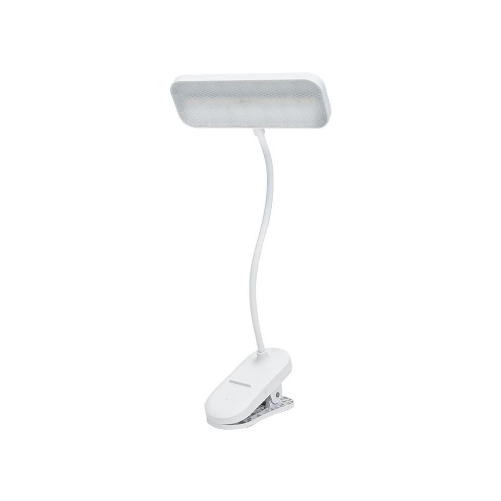 On Clip Led Desk Lamp Adjustable Brightness Room Reading Bedside Light Study